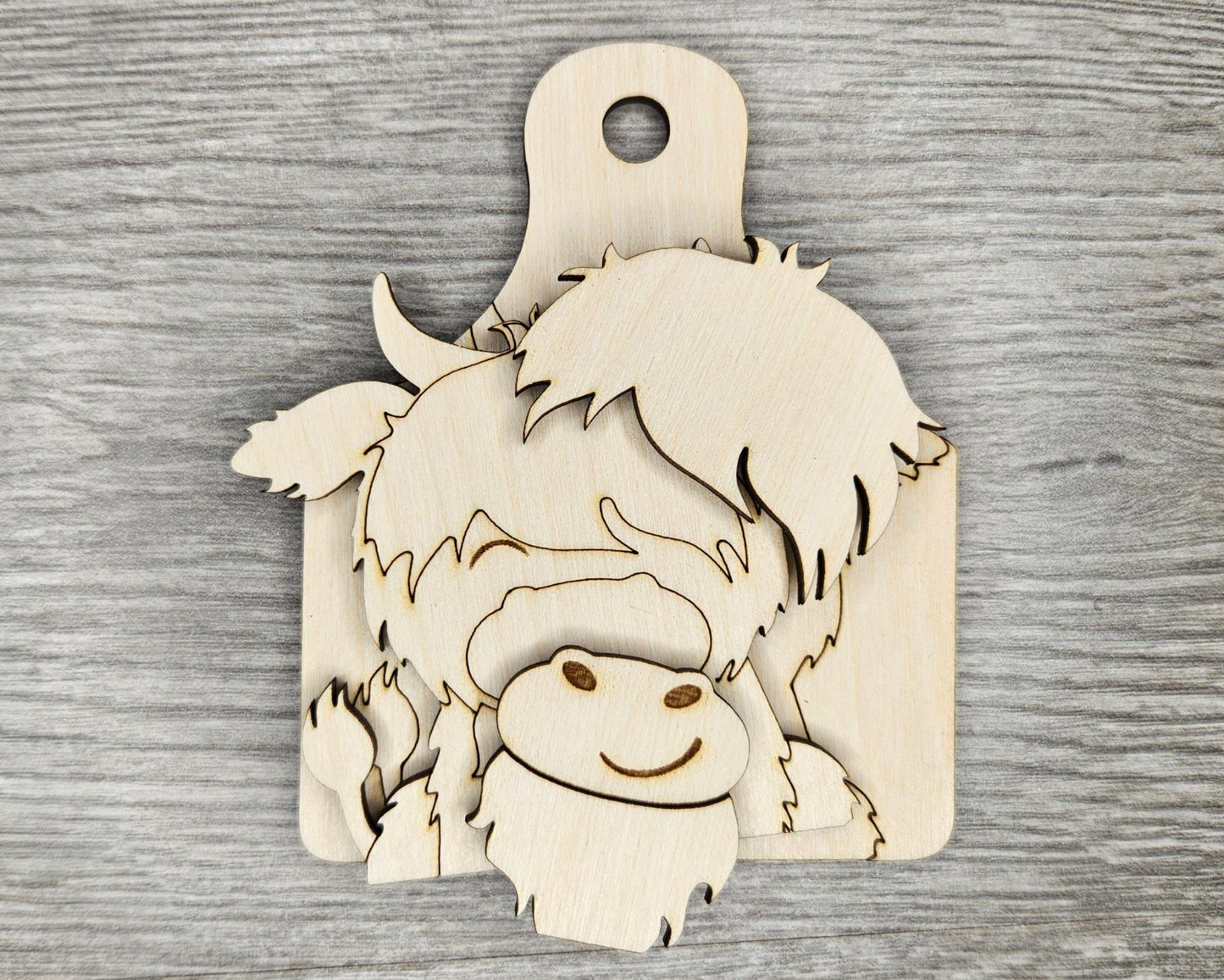**SHOW OVERSTOCK SALE** mini kit Highland Cow Tag | #4144