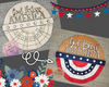 God Bless America | USA | America Decor | Patriotic Decor | 4th of July Crafts | DIY Craft Kits | Paint Party Supplies | #4173