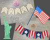 4th of July Bunting | #4184