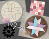 Woven Star Quilt Craft Kit | Quilt Sign | Quilt Design | DIY Craft Kits | Paint Party Supplies | #4179
