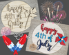 4th of July Pinwheel | 4th of July Decor | Patriotic Decor | 4th of July Crafts | DIY Craft Kits | Paint Party Supplies | #2862