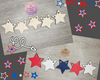 Star Bunting | Banner | 4th of July Decor | Patriotic Decor | 4th of July Crafts | DIY Craft Kits | Paint Party Supplies | #2832