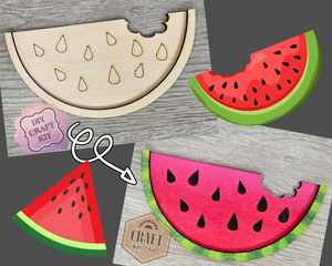 Watermelon Slice | Summertime | Summer Crafts | DIY Craft Kits | Paint Party Supplies | #2712