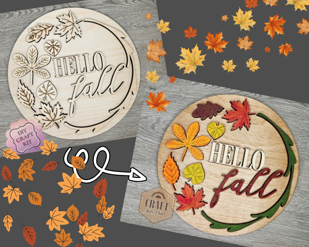Hello Fall Sign | #4337