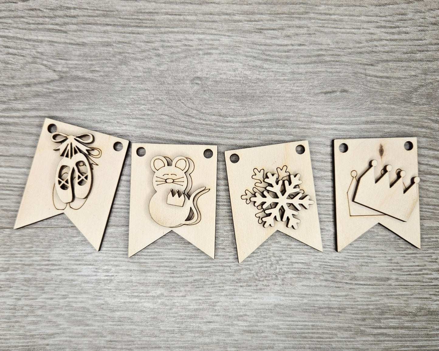 Nutcracker Christmas Bunting | #4390