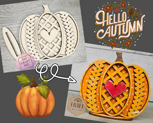 Sweater Pumpkin | Hello Fall | Pumpkin | Fall Crafts | DIY Craft Kits | Paint Party Supplies | #4418