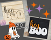 Hey BOO Sign | Halloween Sign | Halloween Decor | Halloween Crafts | DIY Craft Kits | Paint Party Supplies | #4481