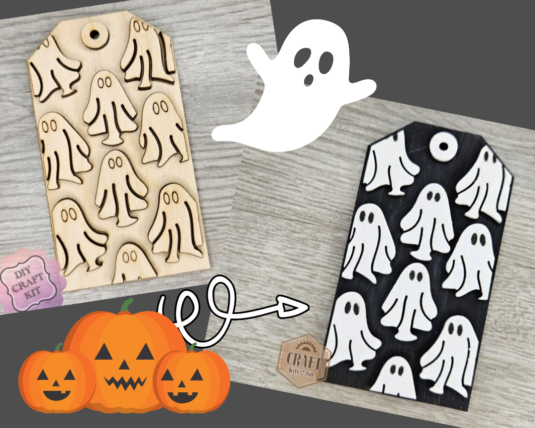 Halloween Ghost Tag | #4437