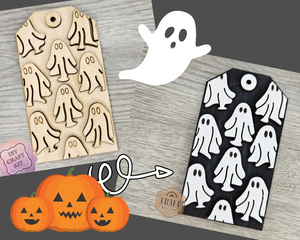 Halloween Ghost Craft | Halloween Sign | Halloween Decor | Halloween Crafts | DIY Craft Kits | Paint Party Supplies | #4437