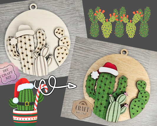 Christmas Cactus Ornament | #4149