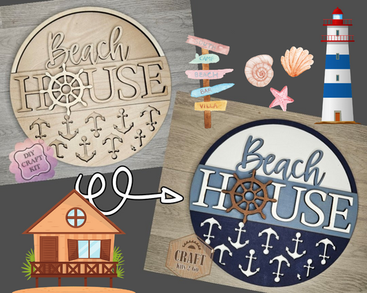 Beach House Sign | #4625