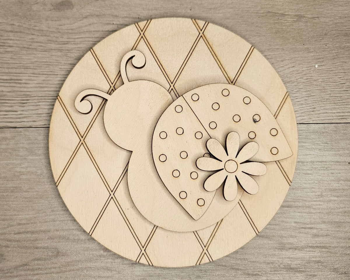 Kit Round Ladybug Round | #4750 – Craft Kits 2 Go