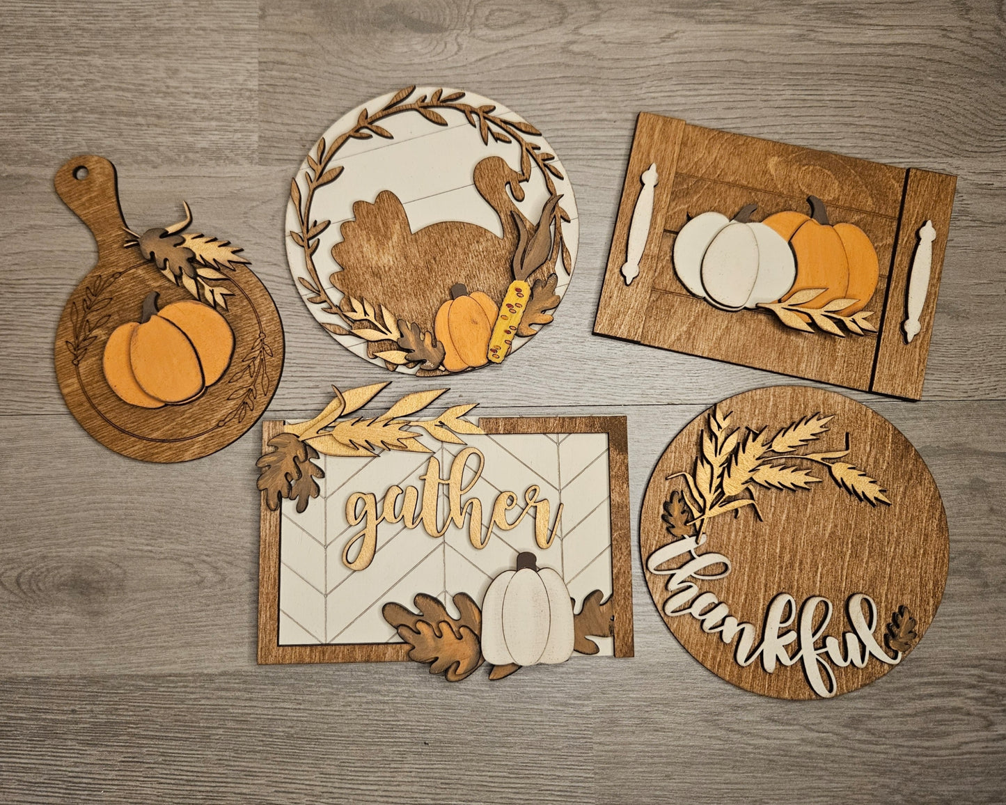 **SHOW OVERSTOCK SALE** Thanksgiving Tier Tray | #100112