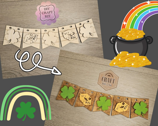 St. Patrick's Day Bunting | #4726
