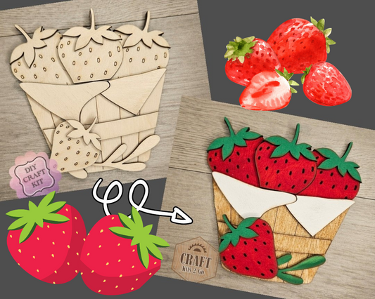 Bucket of Strawberries | #4708