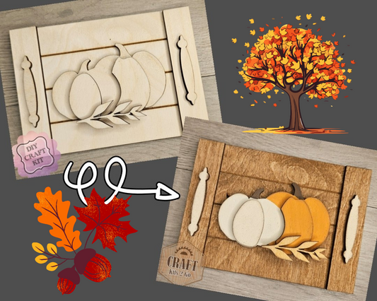 Pumpkin Thanksgiving Platter | #4723