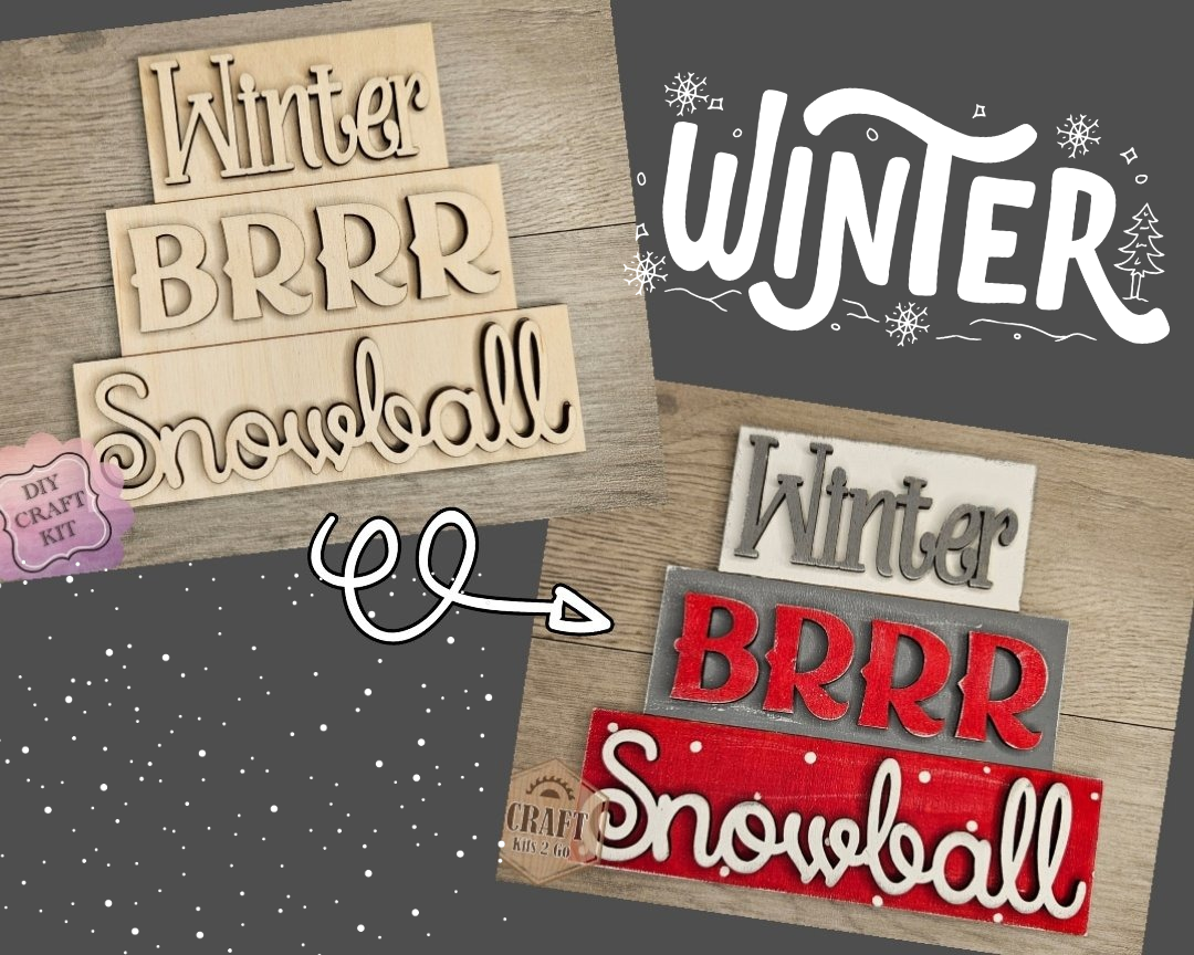 Winter Word Stacker | #4743