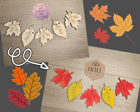 Fall Leaf Bunting | #2911