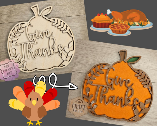 Give Thanks Pumpkin | #2907