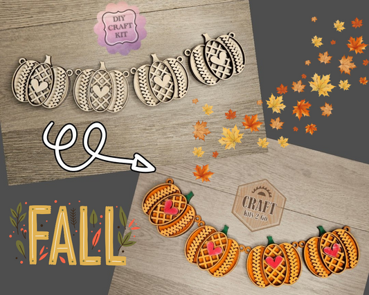 Pumpkin Sweater Bunting | #4792