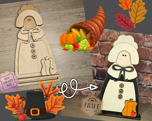 Pilgrim Girl Shelf Sitter | #4474