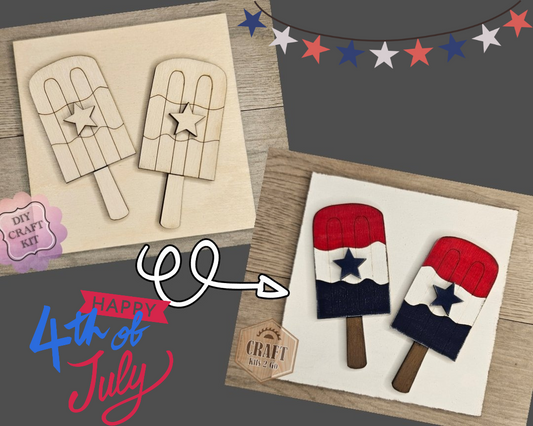 4th of July Popsicles | #2947