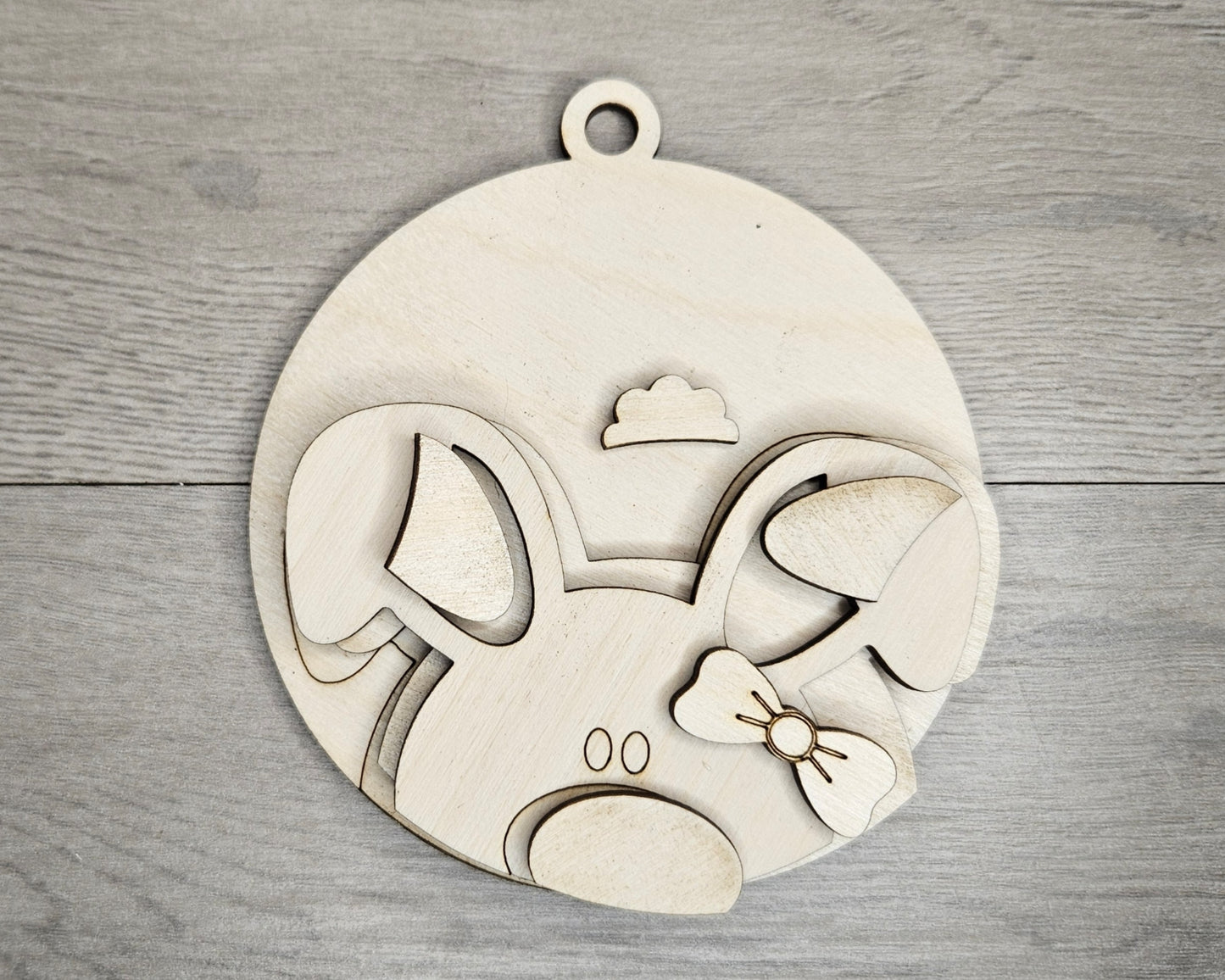 Easter Bunny Basket Tag | #4780