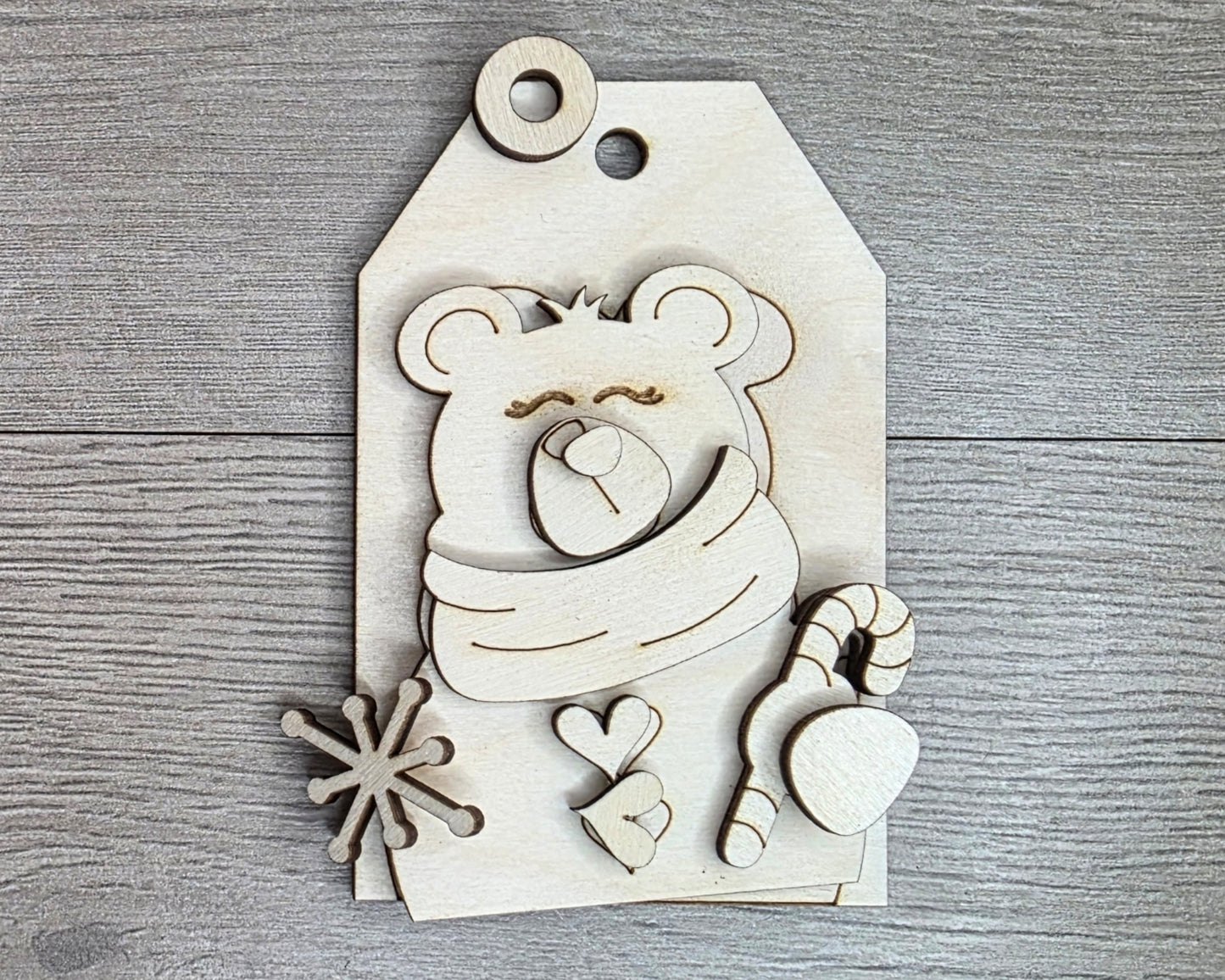 Polar Bear Christmas Tag | #5064