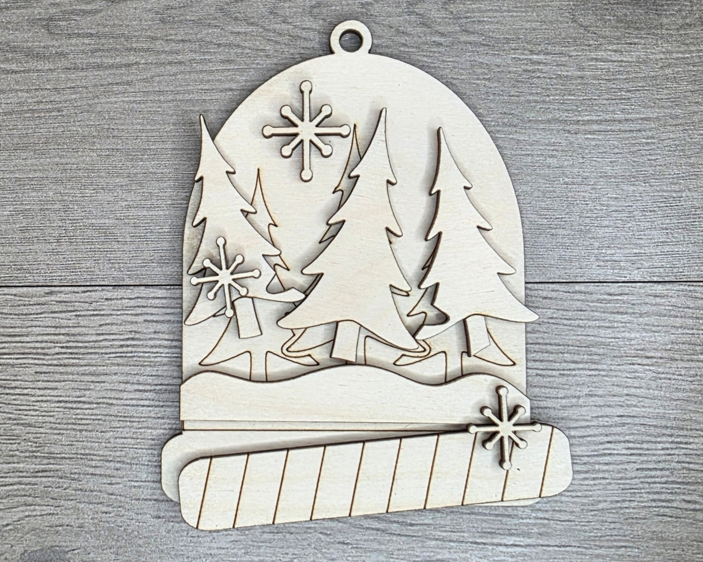 Winter Trees Christmas Ornament | #5063