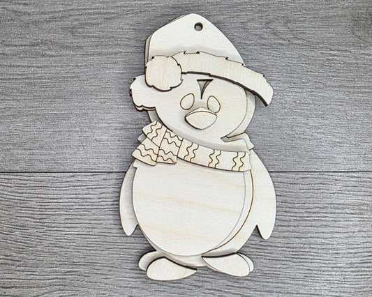 Christmas Penguin Ornament | #5079