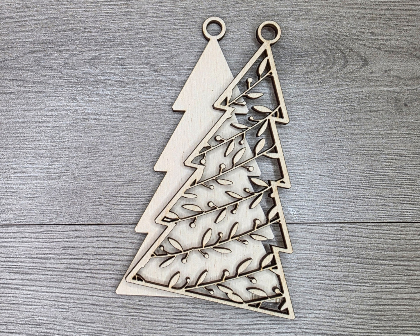 Holly Christmas Tree Ornament | #3172