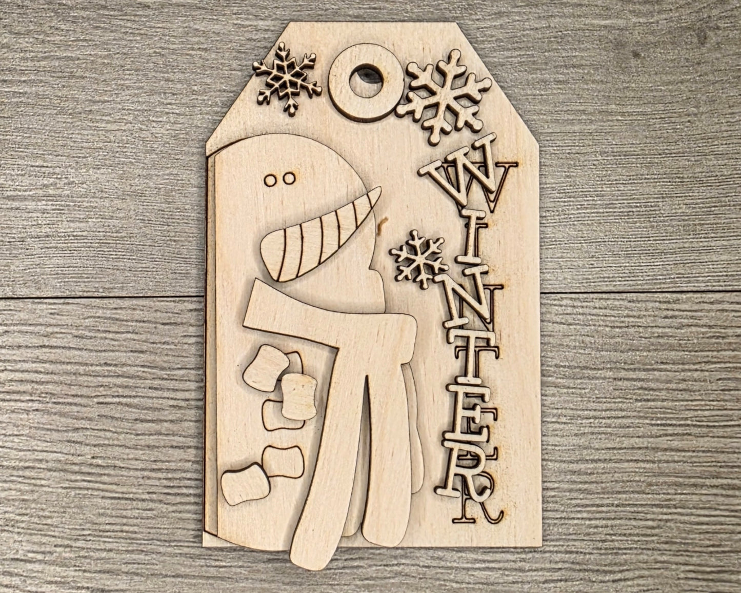 Snowman Winter Tag | #5093