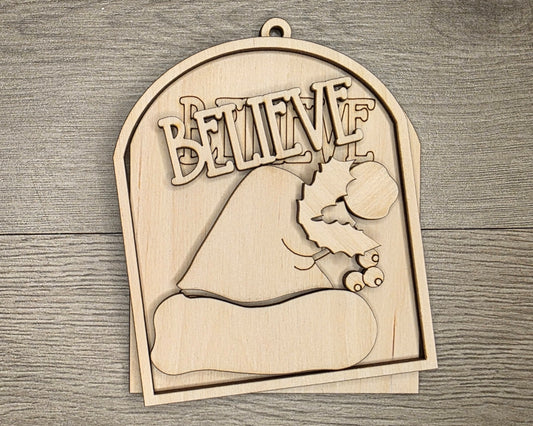 Believe Christmas Ornament  | #5139