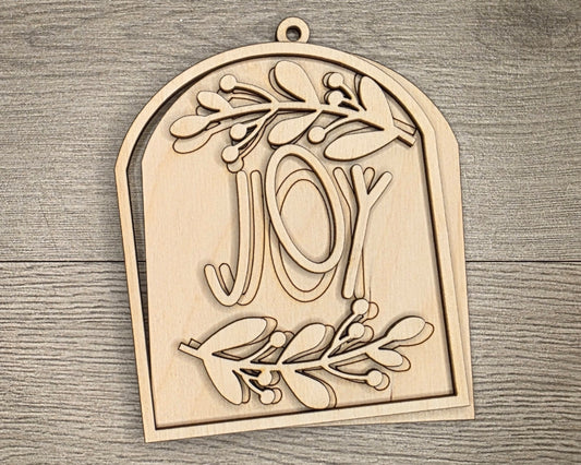 JOY Christmas Ornament  | #5142