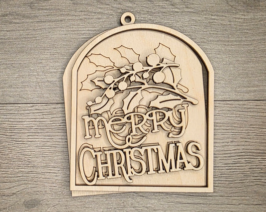 Merry Christmas Ornament  | #5143