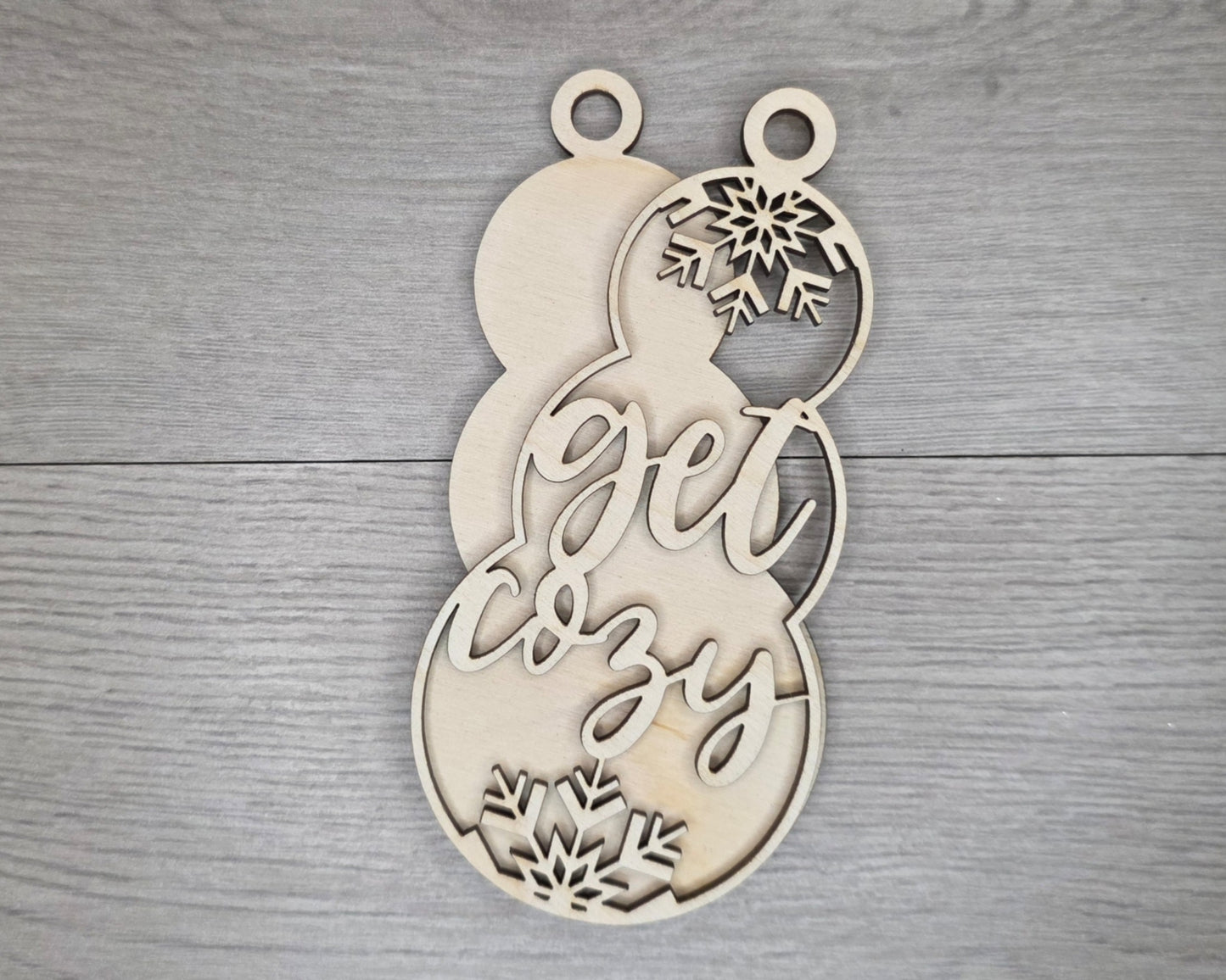 Get Cozy Snowman Ornament | #5220