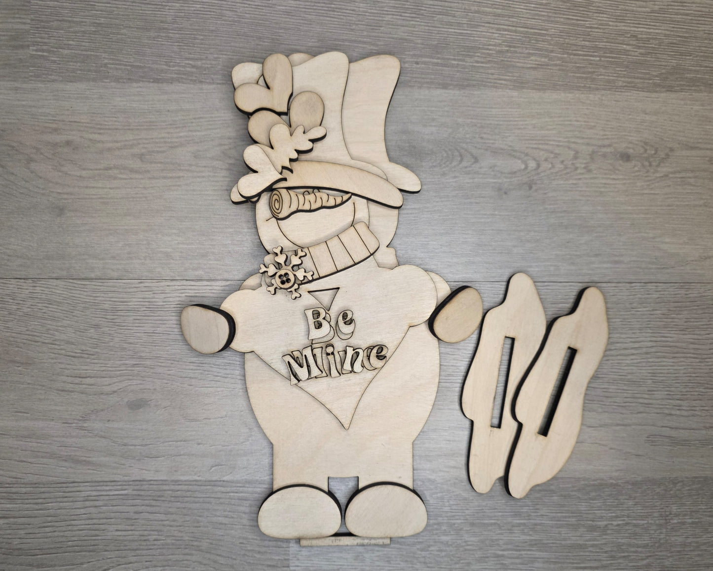 Valentine Snowman Shelf Sitter | #5265