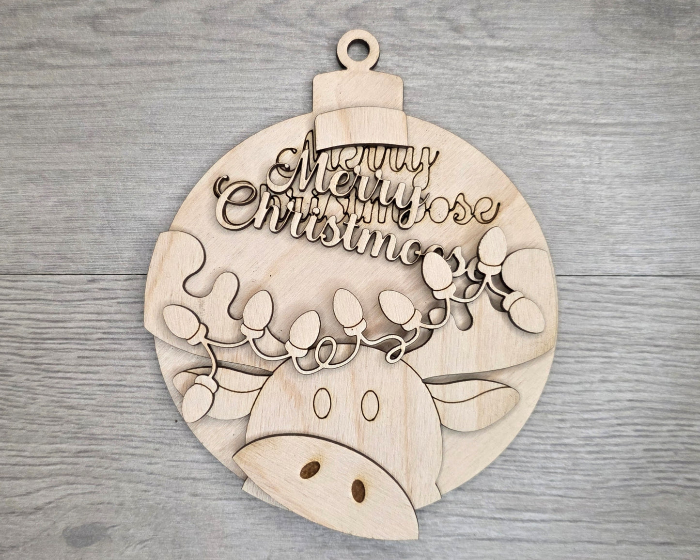 Merry Christmoose Ornament  | #5248