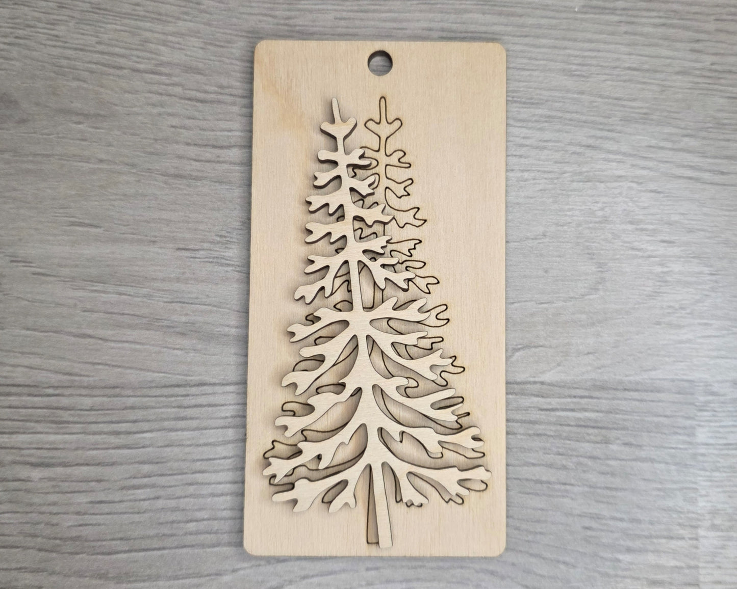 Christmas Tree Tag Ornament | #3022