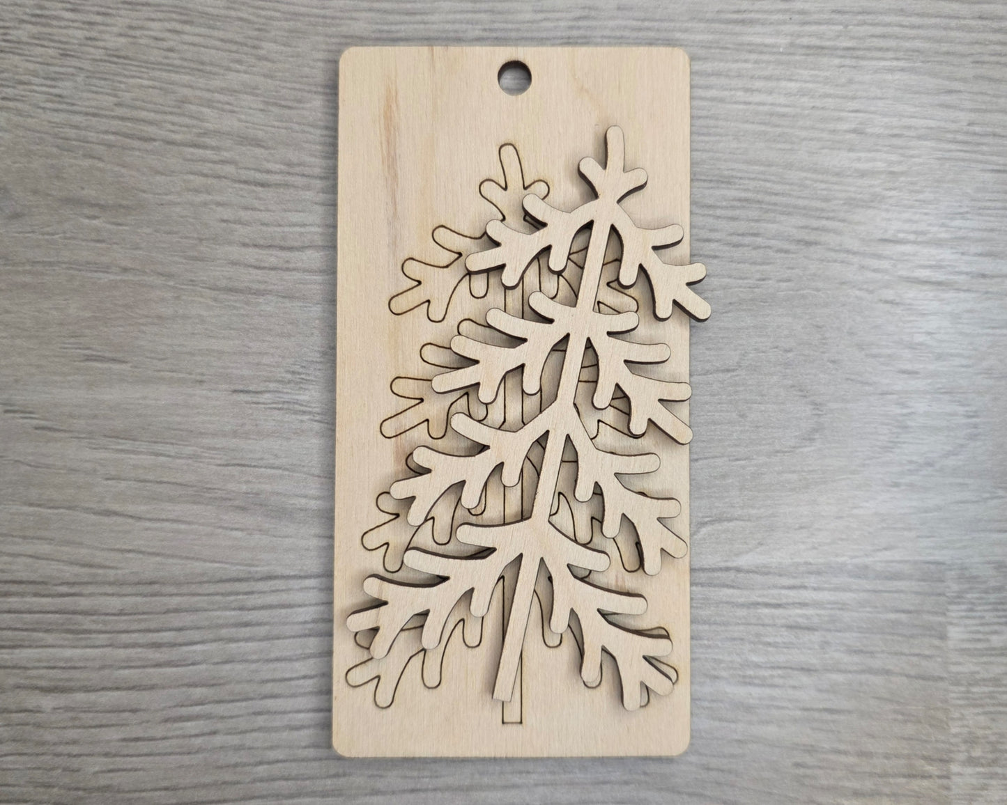 Christmas Tree Tag Ornament | #3552