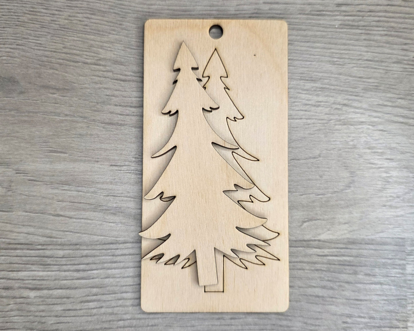 Christmas Tree Tag Ornament | #5238