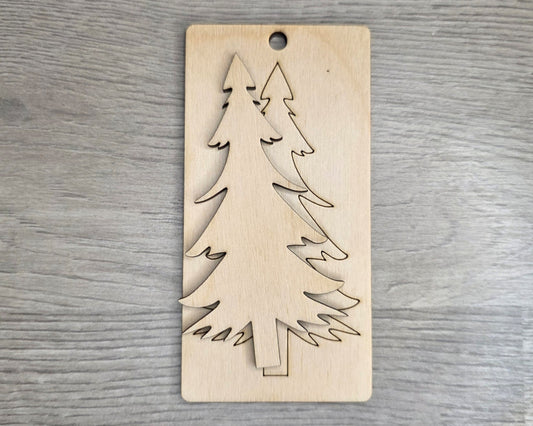 Christmas Tree Tag Ornament | #5238