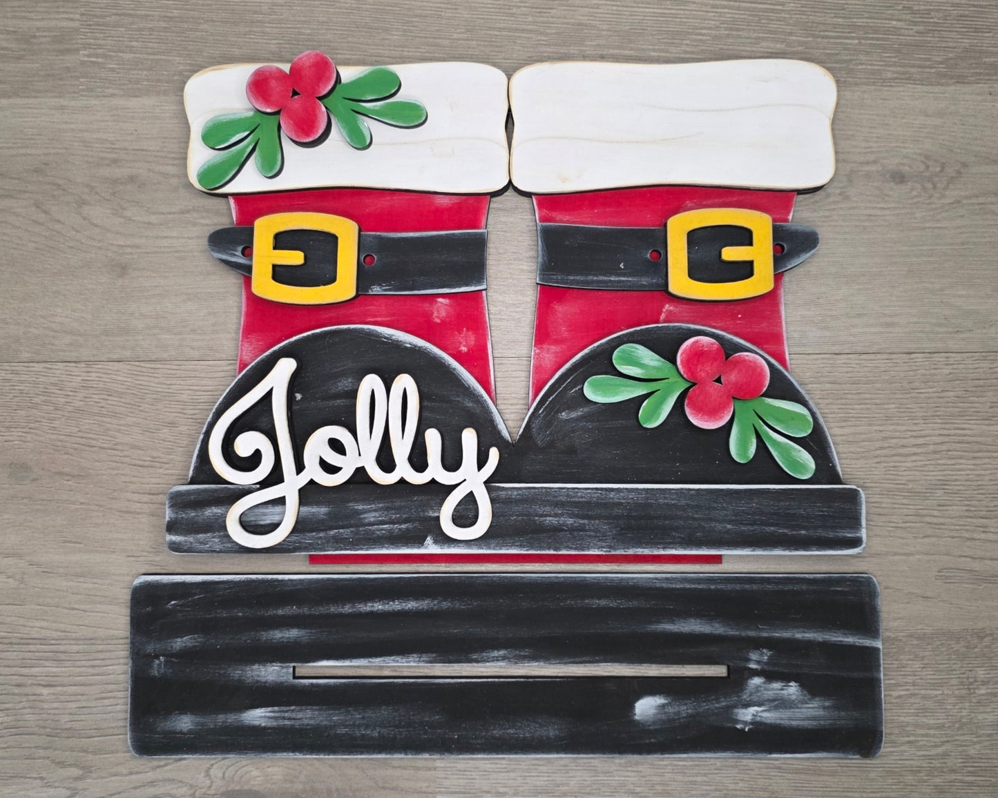 Santa Boots Shelf Sitter | #5304