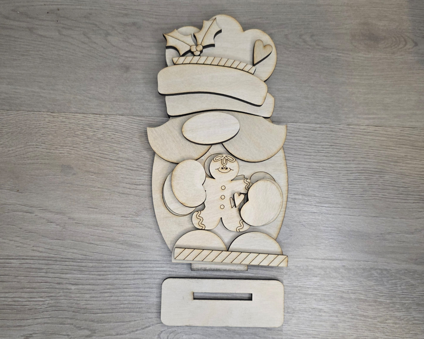 Christmas Gnome Gingerbread Shelf Sitter | #5310