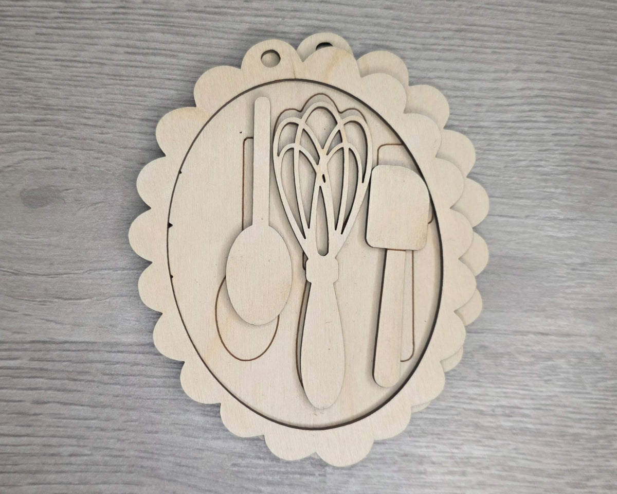 Christmas Cooking Utensil Ornament | #5355