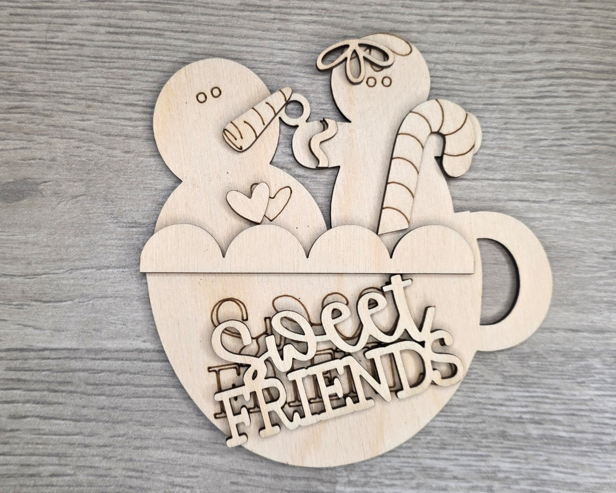 Sweet Friends Snowman & Gingerbread Ornament | #5316