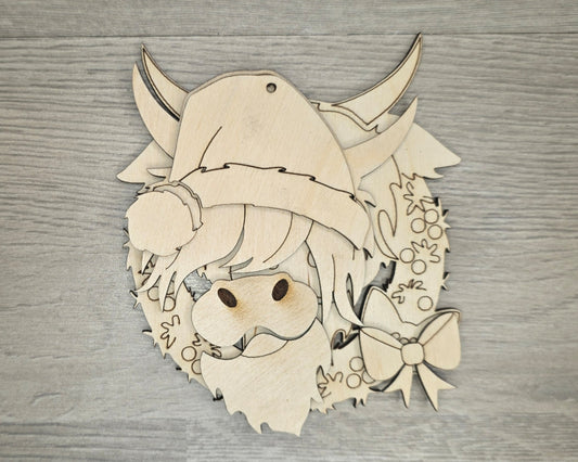 Highland Cow Ornament | #3480