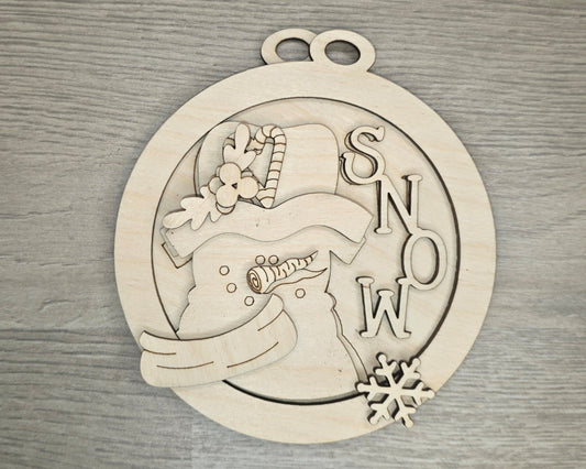 Snowman Ornament | #3019