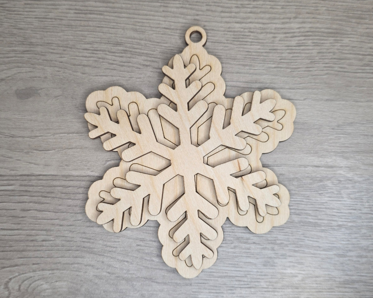 Gingerbread Snowflake Icing Ornament | #5364