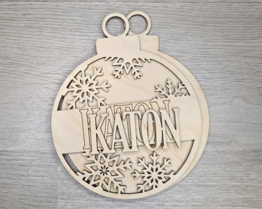 Custom Name Ornament | #5384